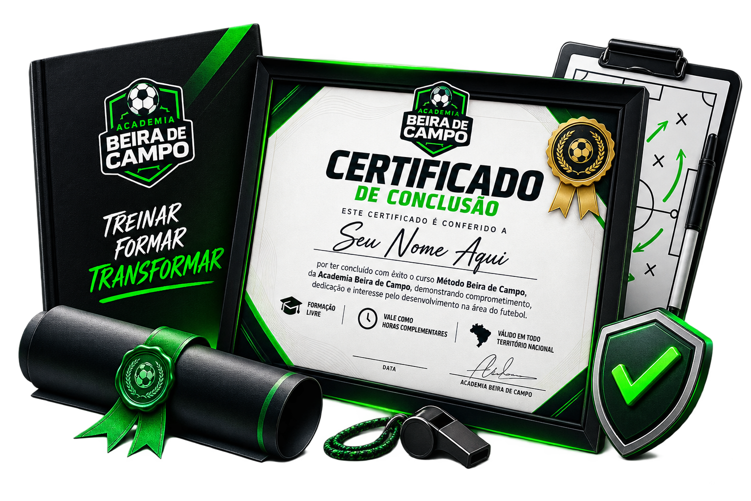 Certificado de Conclusão Academia Beira de Campo
